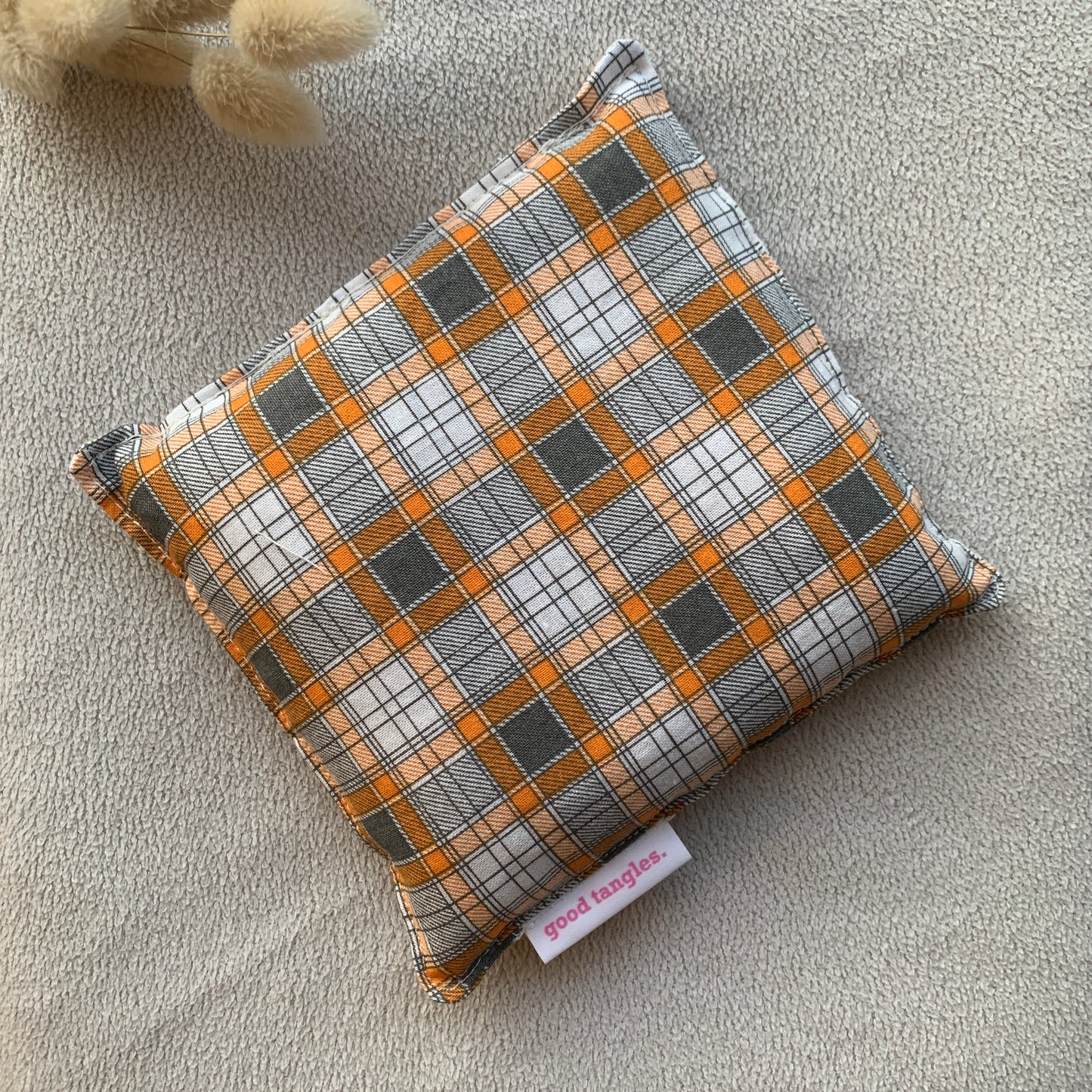 Mini Heatie Wheatie - Plaid (14X14cm square)