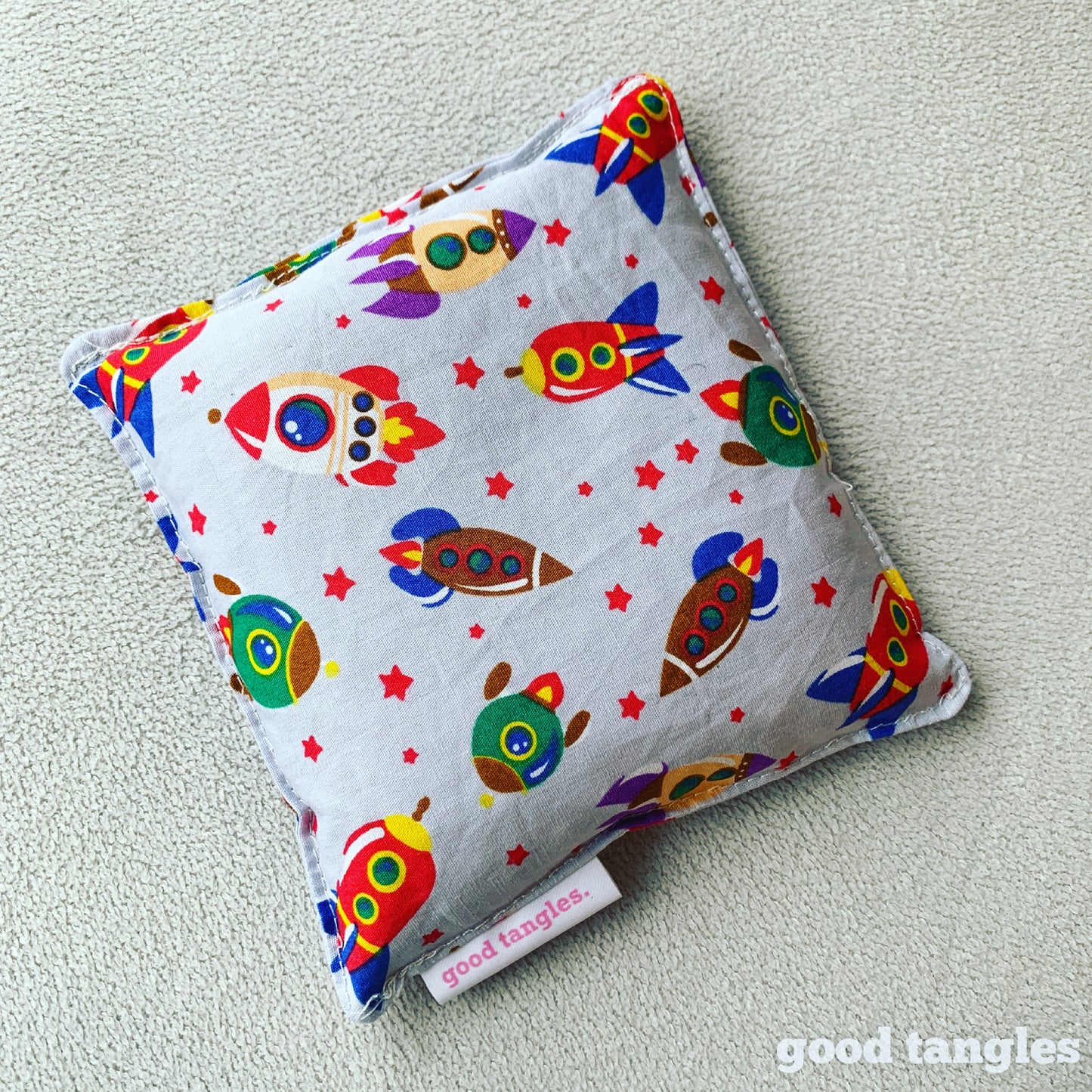 Mini Heatie Wheatie - Rocket (14x14cm square)