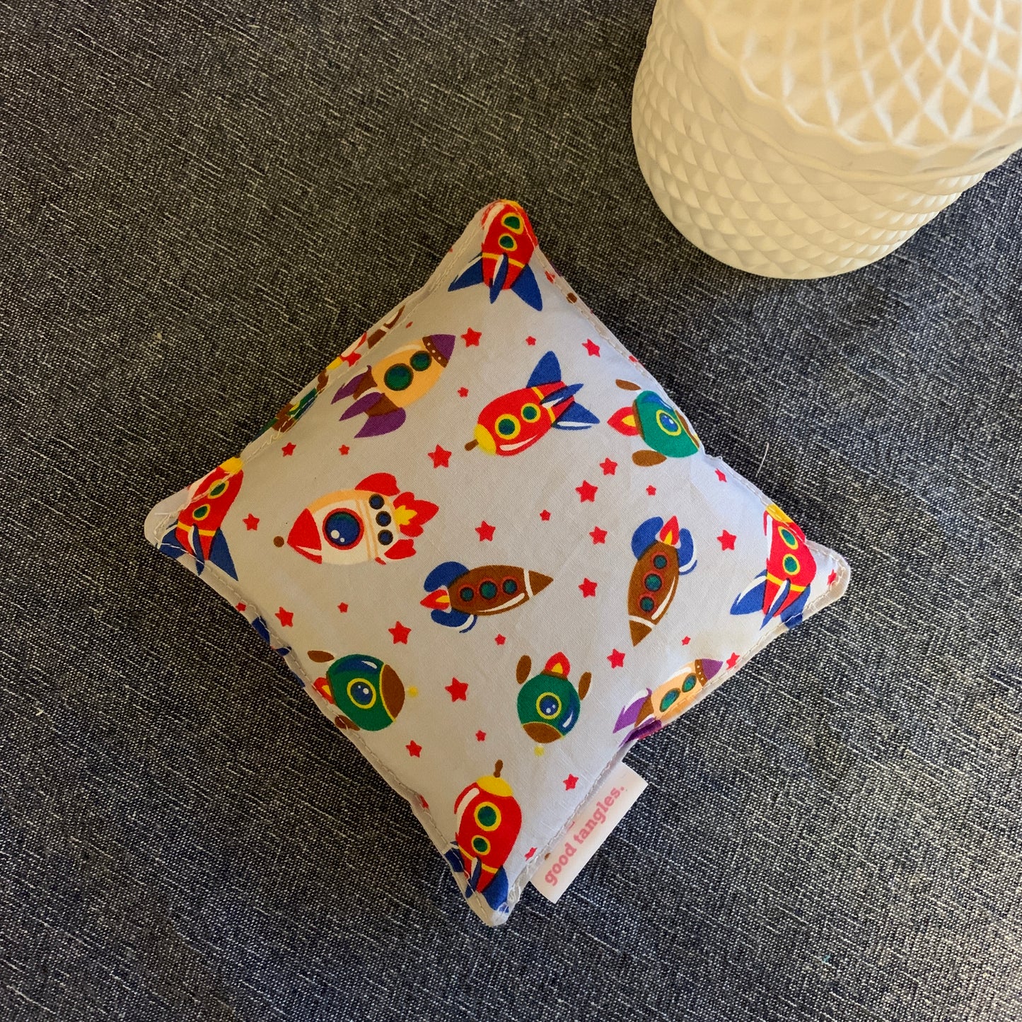 Mini Heatie Wheatie - Rocket (14x14cm square)