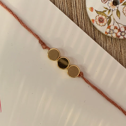 Bloom Bracelet Gold/Terracotta